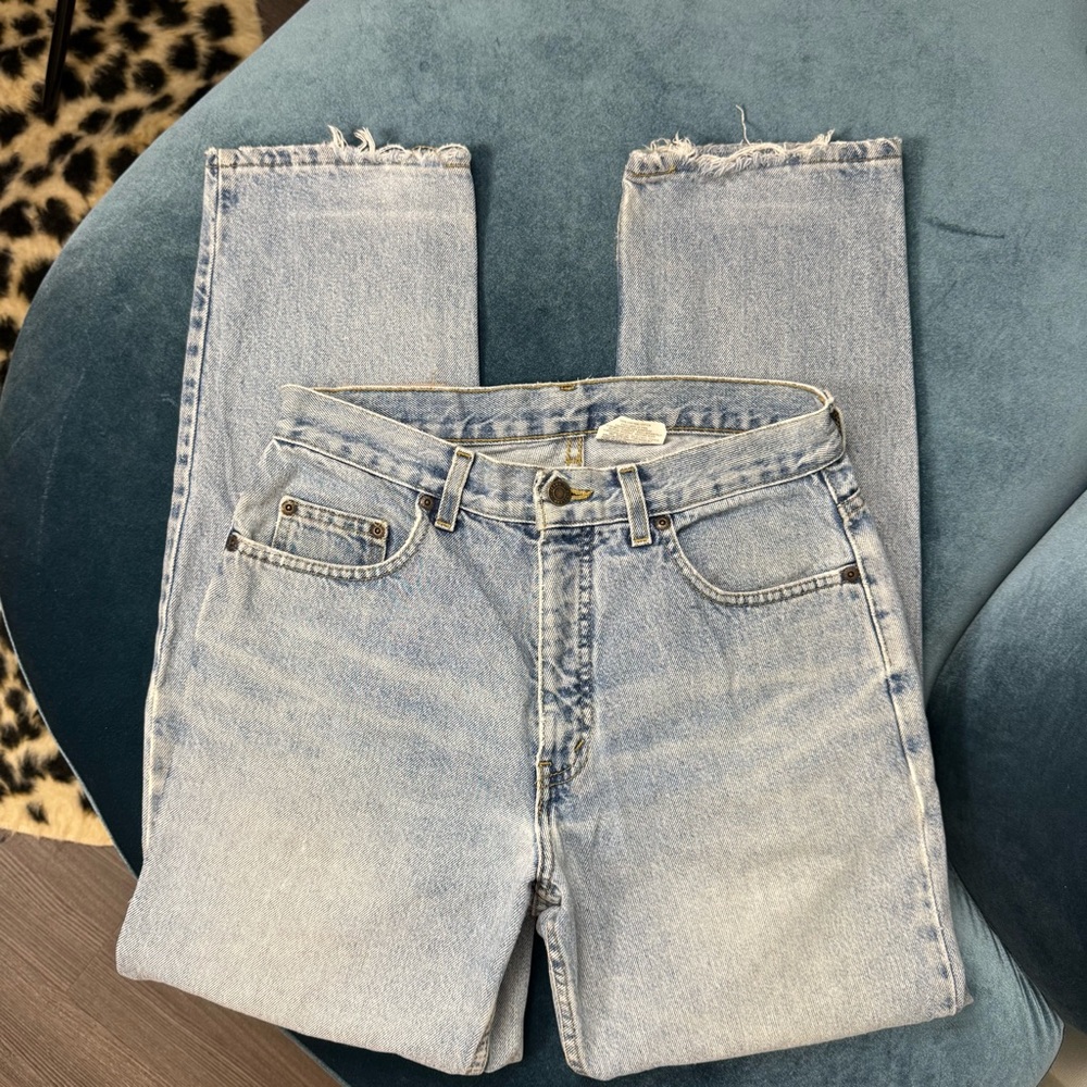 Vintage Kirkland High Waisted Distressed Relaxed Fit Jeans 30x30